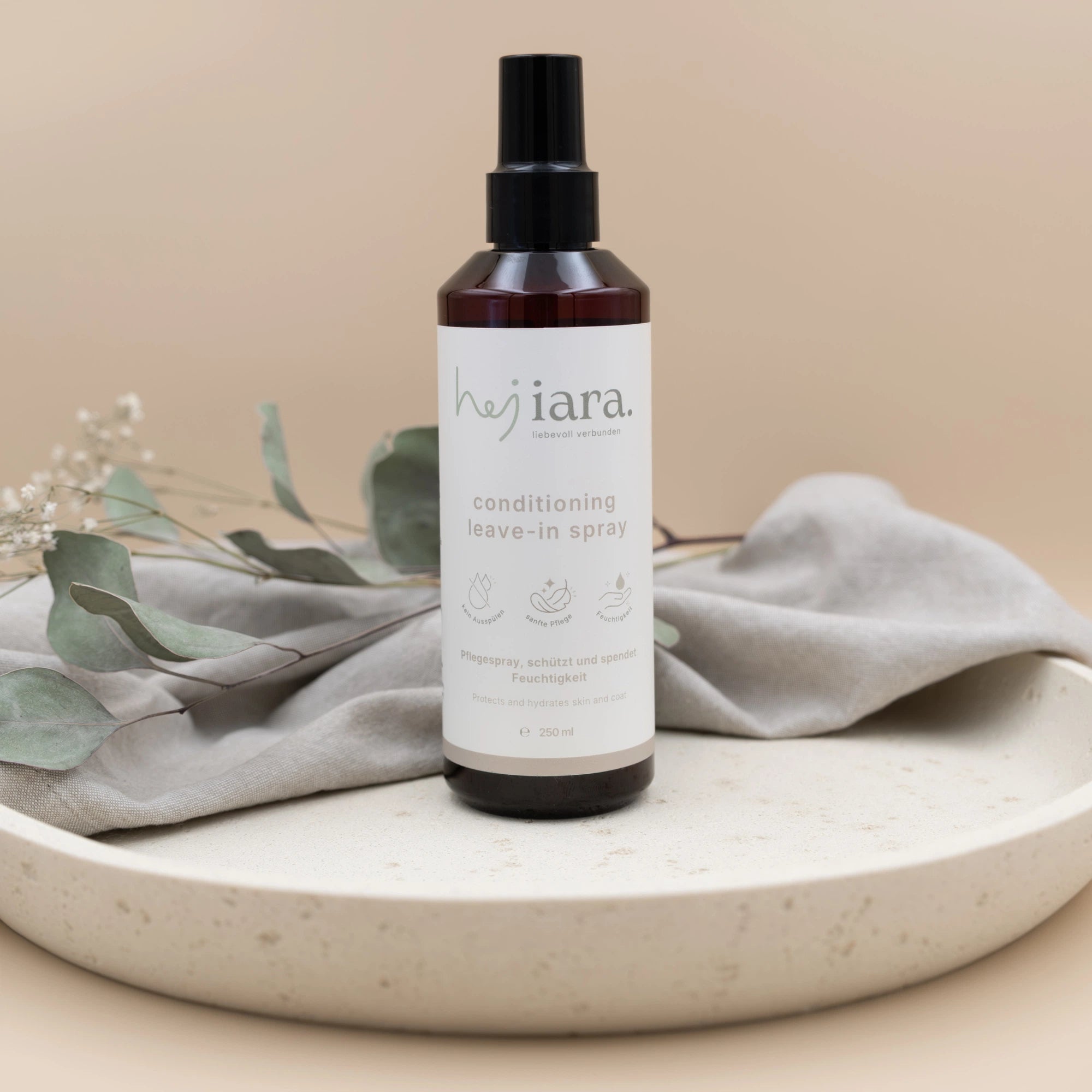 Natürlicher Pflegespray für Hunde in 250 ml Flasche