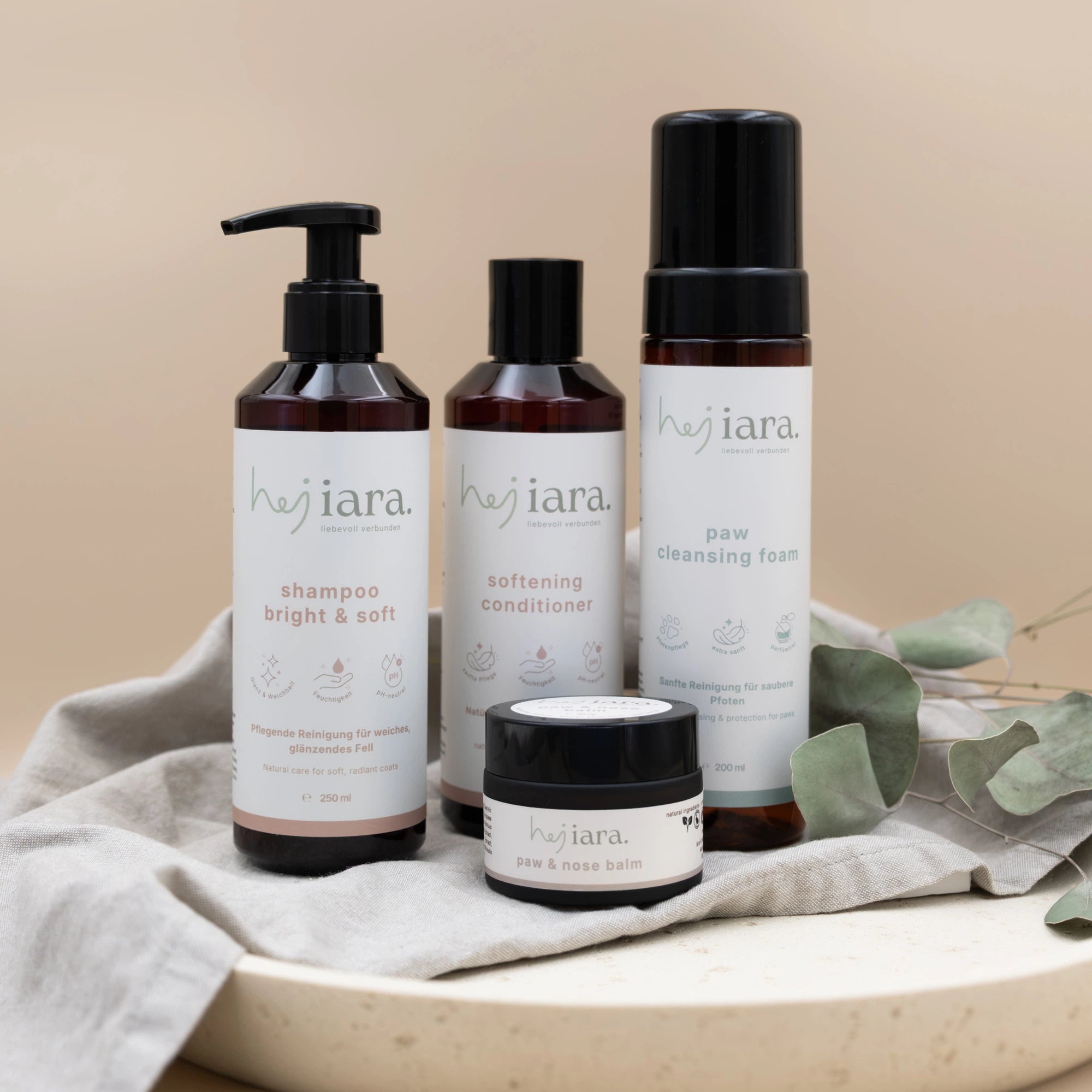 Natürliches Pflegeset für Hunde